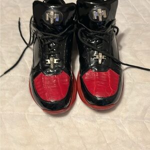 Mauri King 8900 Exotic Crocodile Skin Embossed Sneakers